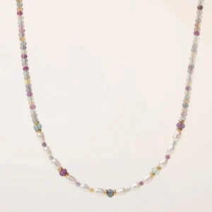 al5423 Colar Alisia Fluorite e Pérolas AL5423.01.028