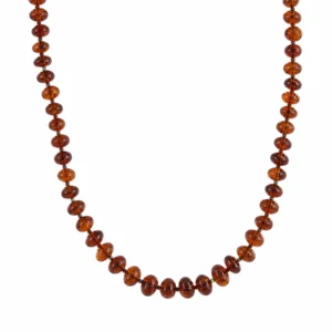 Ambar-cognac Colar Âmbar Barroco Cognac