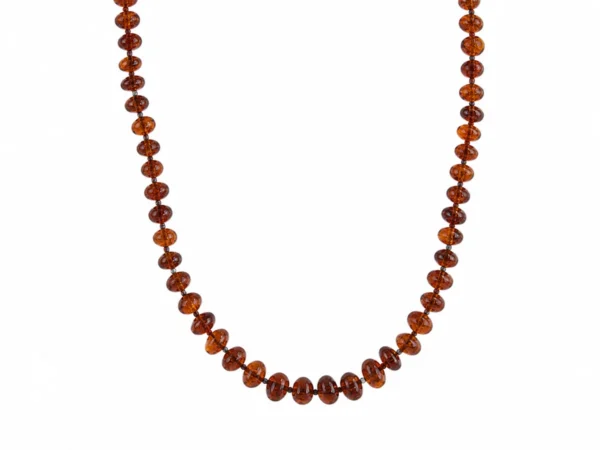 Colar Âmbar Barroco Cognac