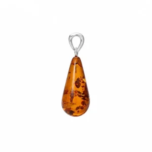 BE20666110 Berloque Prata e Âmbar Cognac