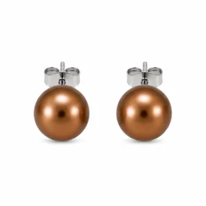 BR2225458 Brincos Pérolas Chocolate