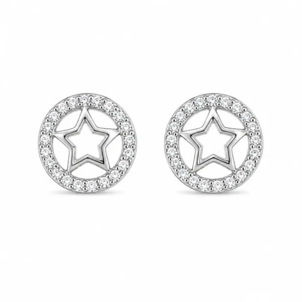 Brincos Estrelas com Zircónias