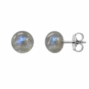 BR23993115 Brincos Prata e Labradorite - MITICISMO CORAGEM