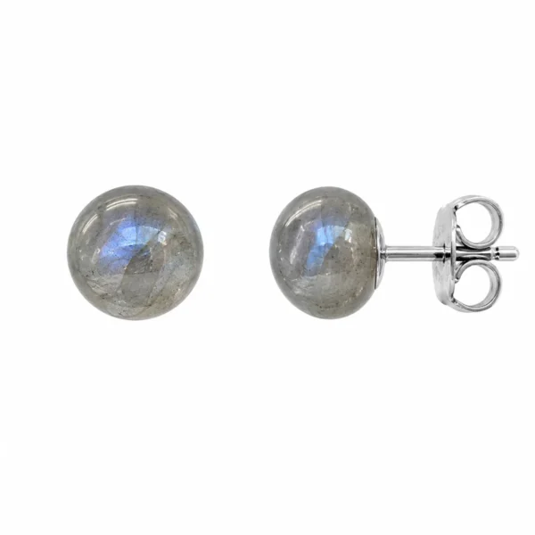 BR23993115 Brincos Prata e Labradorite - MITICISMO CORAGEM