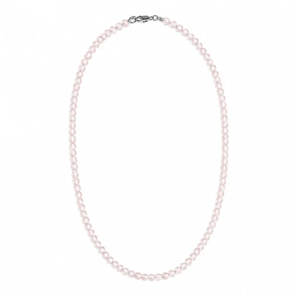 CL23812114 Colar Qz Rosa - AMOR HARMONIA PAZ