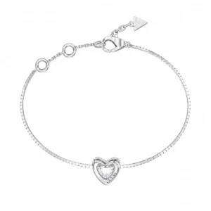 JUBB06017JWRHS Pulseira GUESS Beloved Prateado JUBB06017JWRHS