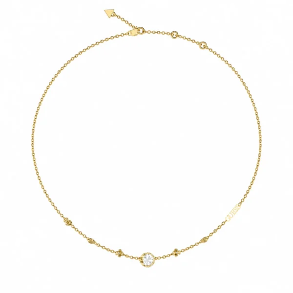 Colar GUESS Flowers Dourado JUBN05038JWYGT-U