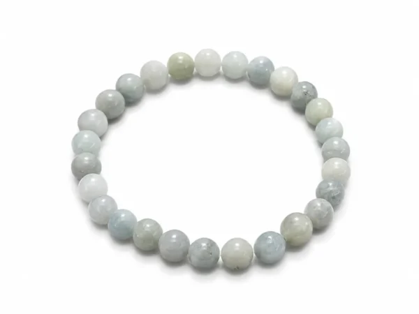 PE150008114 Pulseira Pedra Natural Aguamarinha - JUVENTUDE VITALIDADE ESPIRITUALIDADE