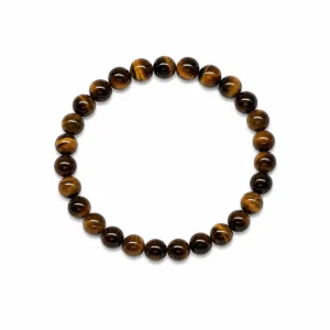 PE150012114 Pulseira Pedra Natural Olho de Tigre - CORAGEM PODER PROTEÇÃO