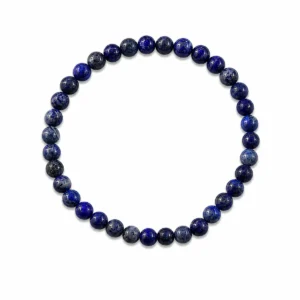 PE150016114 Pulseira Pedra Natural Lápis-Lazúli - SABEDORIA CONHECIMENTO CONSCIÊNCIA