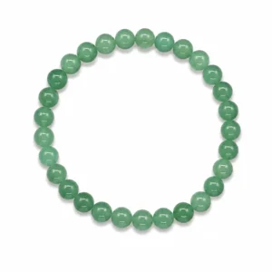 PE150021114 Pulseira Pedra Natural Aventurina - ABUNDÂNCIA AUTOCONFIANÇA HARMONIA