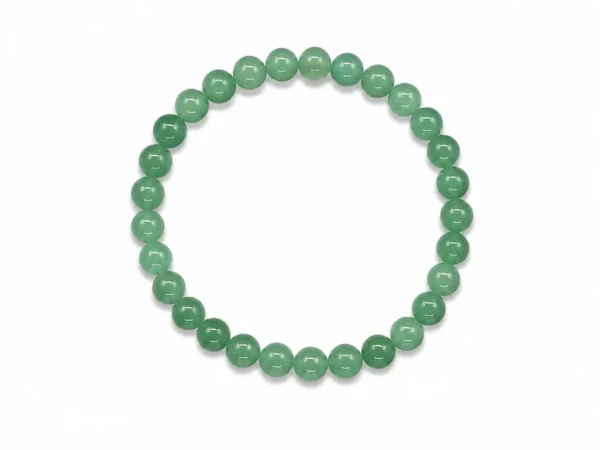 PE150021114 Pulseira Pedra Natural Aventurina - ABUNDÂNCIA AUTOCONFIANÇA HARMONIA