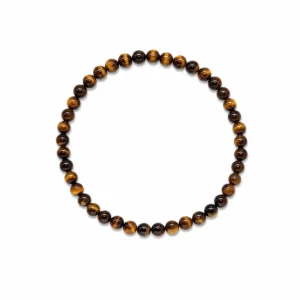 PE150023114 Pulseira Pedra Natural Olho de Tigre - CORAGEM PODER PROTEÇÃO