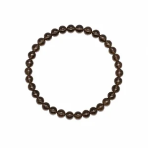 PE150032114 Pulseira Pedra Natural Qz Fumê - PURIFICAÇÃO PROTEÇÃO ENERGIA