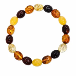 PE150038110 Pulseira Elástica Âmbar Multicolor