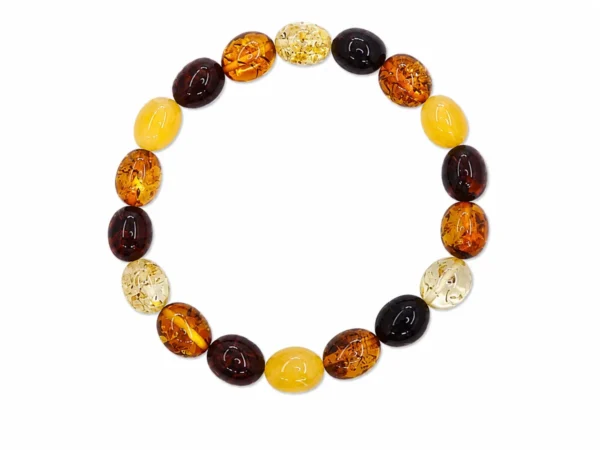 PE150038110 Pulseira Elástica Âmbar Multicolor