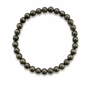 PE150058114 Pulseira Pedra Natural Pirite - PROSPERIDADE RIQUEZA DINHEIRO