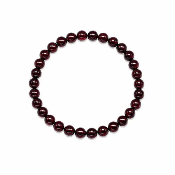 PE150059114 Pulseira Pedra Natural Granada - VITALIDADE SAÚDE PAIXÃO
