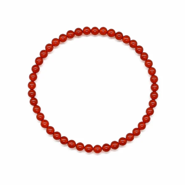 Pulseira Pedra Natural Cornalina - VITALIDADE VIGOR SENSUALIDADE