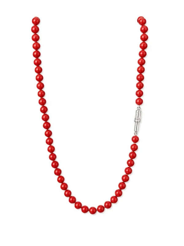 image00239 Colar Pedra Natural Coral - PROTEÇÃO EQUILIBRIO CURA