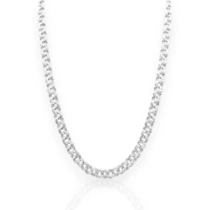 vop0131 Colar Prata Friso Maciço 60 cm VOP0131
