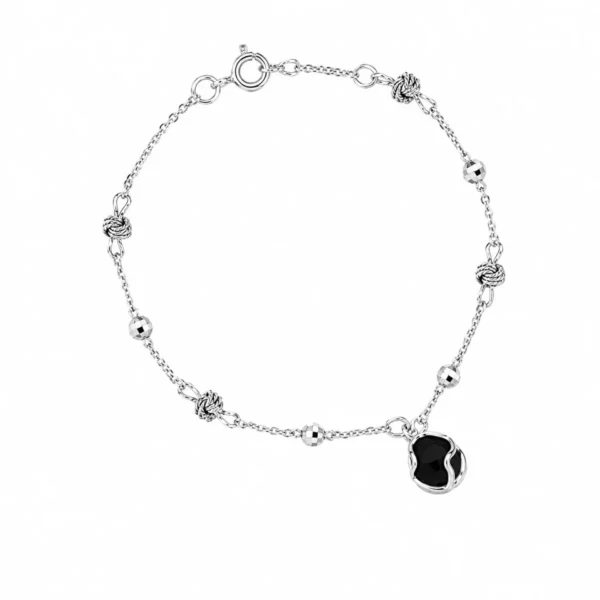 Pulseira Azorean Secrets Pe Basalto e Nós