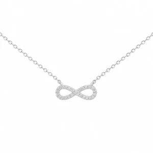 CL2031591 Colar Infinito com Zircónias