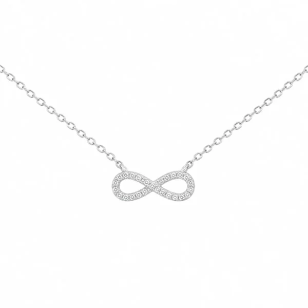 Colar Infinito com Zircónias