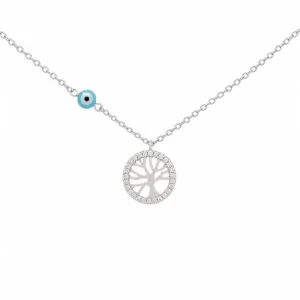 CL2136893 Colar Árvore da Vida com Zircónias COP2328