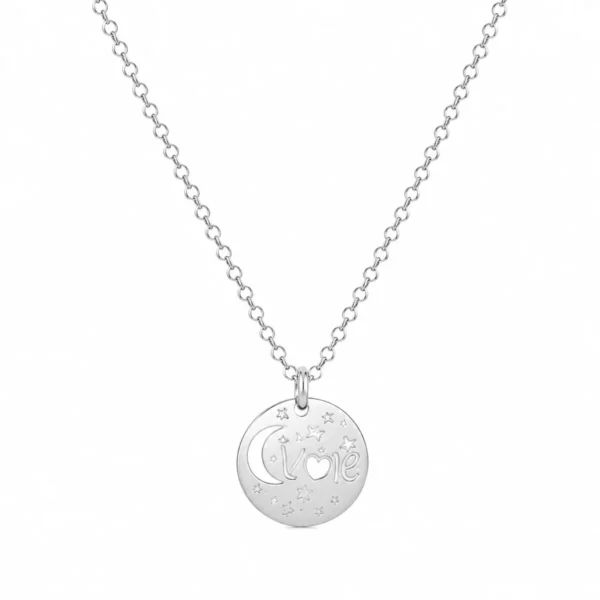 Colar Medalha "Love"