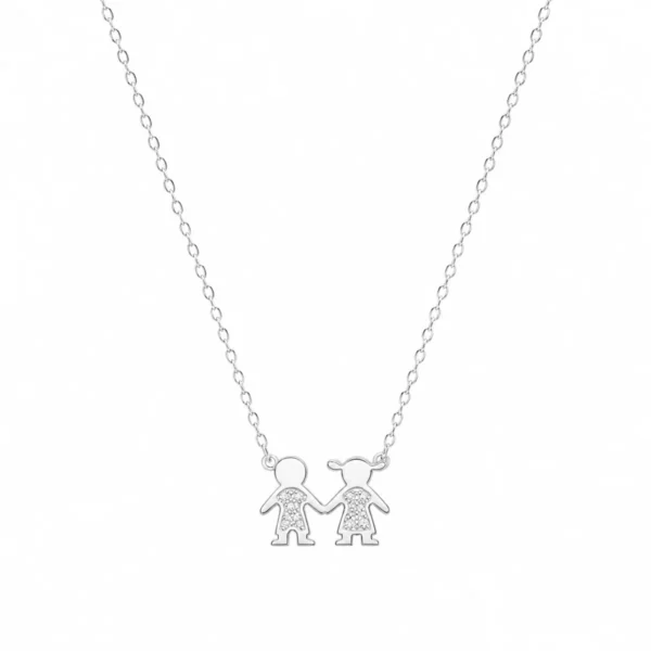 Colar Menino e Menina Mini P01406870