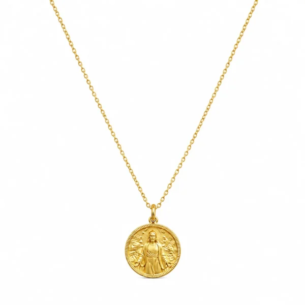 Colar Prata Dourada Nossa Senhora das Graças 19CLS1456D