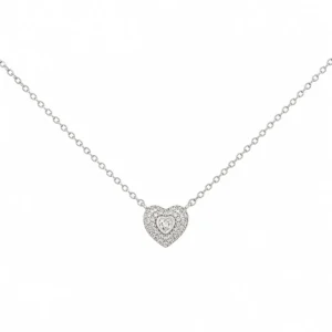 CL2356358 Colar Coração com Zircónias 19CLZ1386