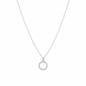 CL2380491 Colar Circulo Aberto com Zircónias