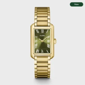 cw15007 Relógio CLUSE Belisenna, Olive, Gold Colour CW15007