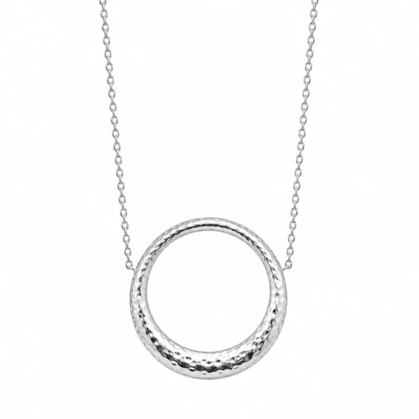 Colar Circulo Aberto Texturado 5450910058