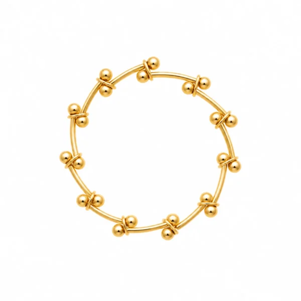 Pulseira CINCO Prata Dourada ELIN