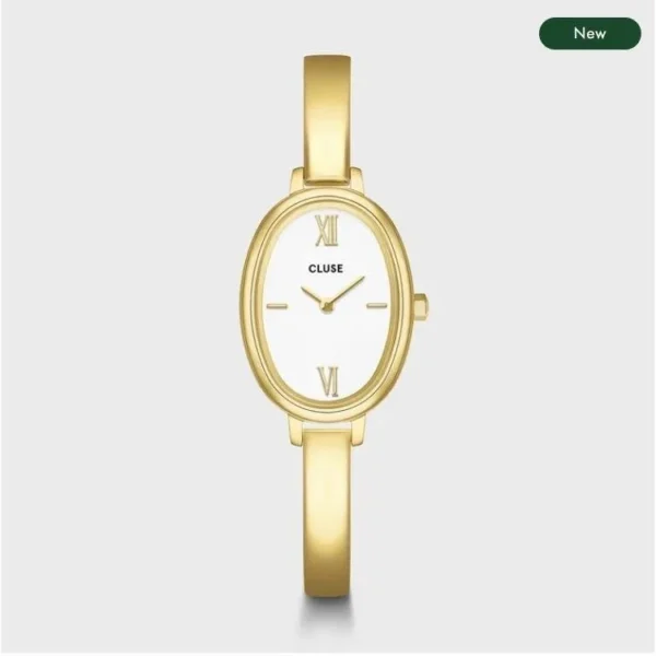 Relógio CLUSE LOvale Watch Steel, White, Gold Colour CW16101